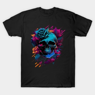 Floral Skull T-Shirt